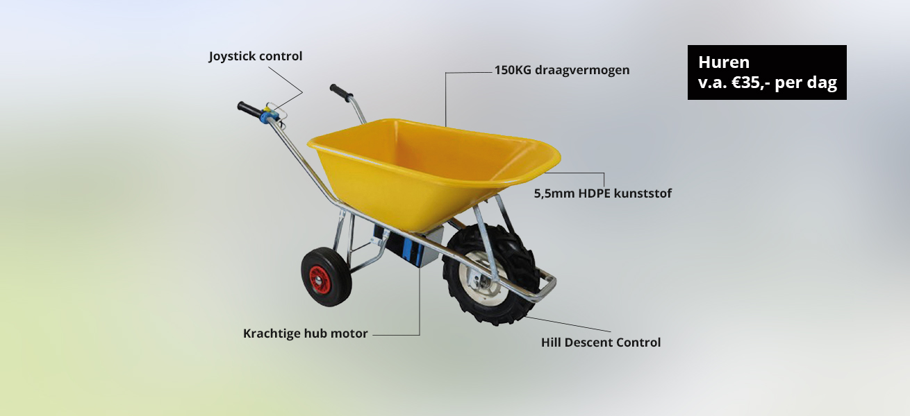 Verhuur - Elektrische Kruiwagens